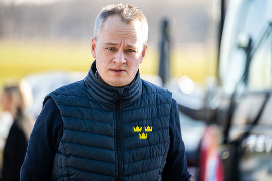 Assistant coach Andreas Karlsson of Sweden