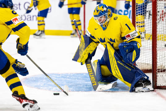 Goaltender Sara Grahn of Sweden