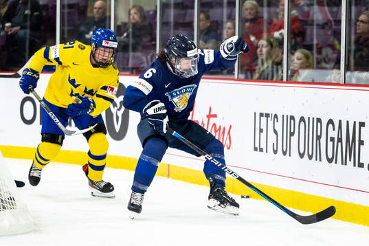 Lova Blom of Sweden  and Jenni Hiirikoski of Finland