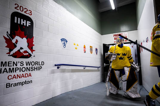Goaltender Emma Söderberg of Sweden