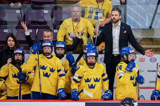 Assistant coach Andreas Karlsson and Head coach Ulf
