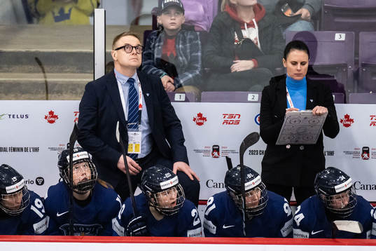 Head coach Juuso Toivola of Finland