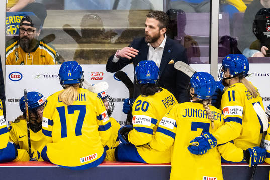 Head coach Ulf Lundberg of Sweden