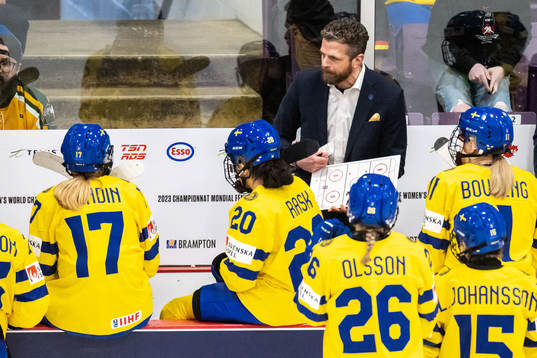 Head coach Ulf Lundberg of Sweden
