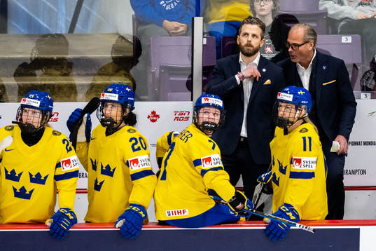 Head coach Ulf Lundberg and assistant coach Andreas