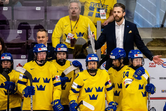 Head coach Ulf Lundberg of Sweden