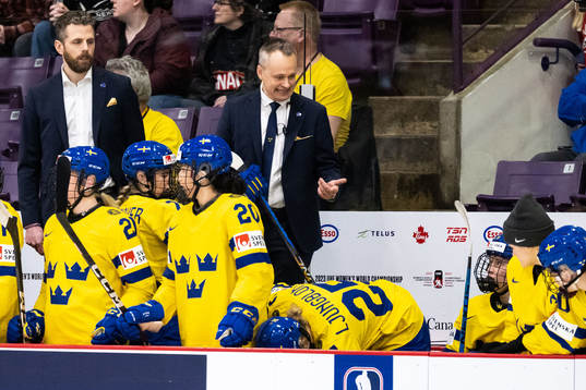 Head coach Ulf Lundberg and assistant coach Andreas Karlsson