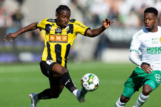 Häckens Ibrahim Sadiq skadar sig i löpning med Hammarbys