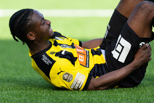 Häckens Ibrahim Sadiq skadar sig i löpning med Hammarbys