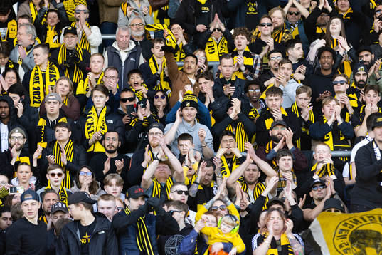 under fotbollsmatchen i Allsvenskan mellan Häcken och