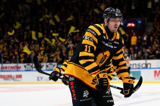 Skellefteås Max Lindholm jublar
