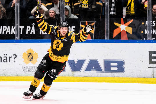 Skellefteås Andreas Wingerli jublar