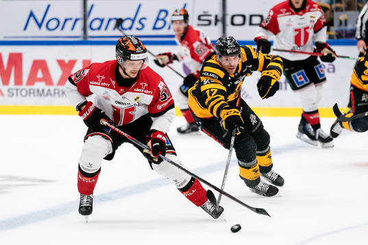 Örebros Kristian Näkyvä och Skellefteås Pär Lindholm