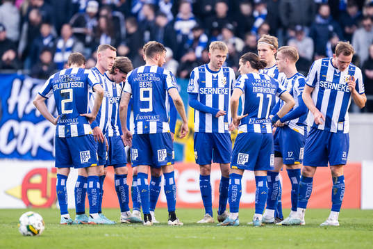 IFK Göteborgs spelare deppar