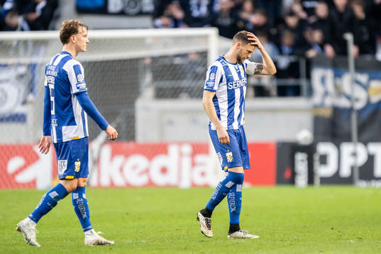 IFK Göteborgs Sebastian Hausner och Marcus Berg deppar