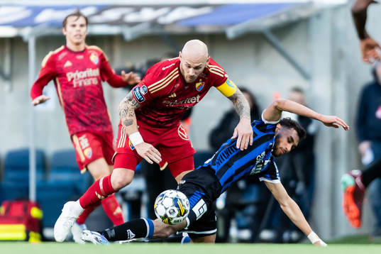 Djurgårdens Magnus Eriksson och Sirius Joakim Persson