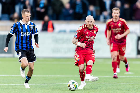 Sirius Melker Heier och Djurgårdens Magnus Eriksson