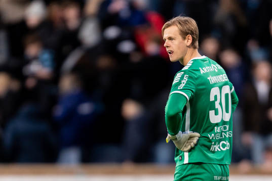 Sirius målvakt Jakob Tånnander deppar