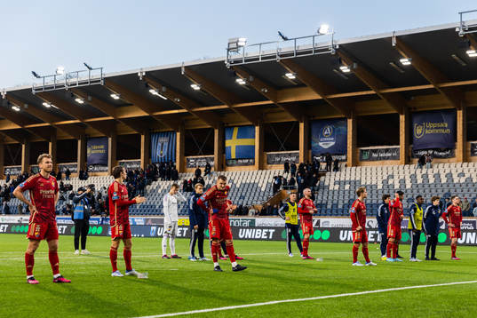 Djurgårdens spelare deppar