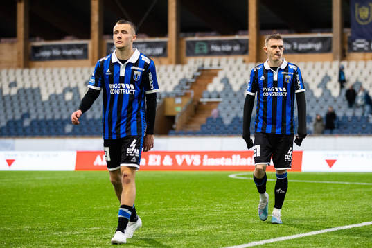 Sirius Melker Heier och Magnus Kaastrup deppar