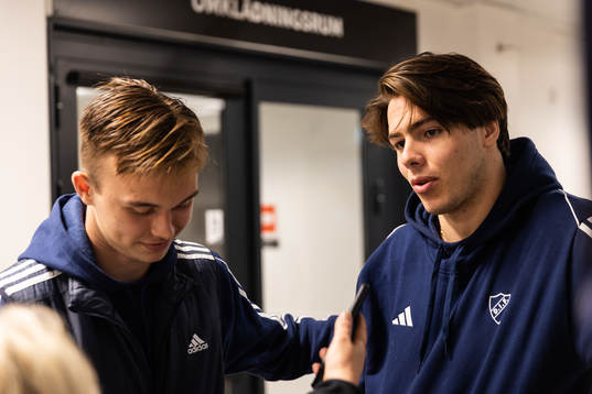 Djurgårdens målvakt Andre Picornell och målvakt Jacob