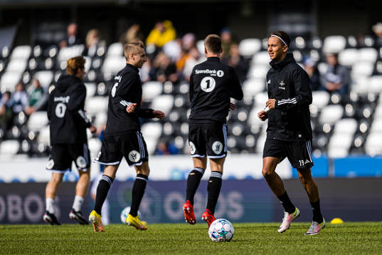 Adrian Pereira of Rosenborg warms up