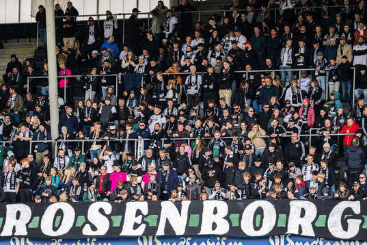Spectators in the stands at Lerkendal Stadion