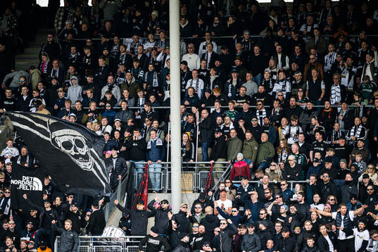 Spectators in the stands
