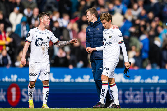 Niklas Sandberg of Viking looks dejected