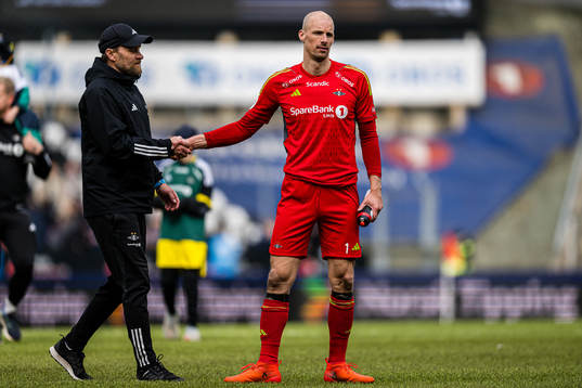 Geir Frigård, assistant coach of Rosenborg, and Andre