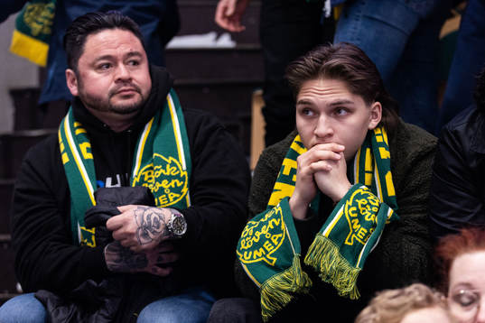 Björklövens supportrar deppar