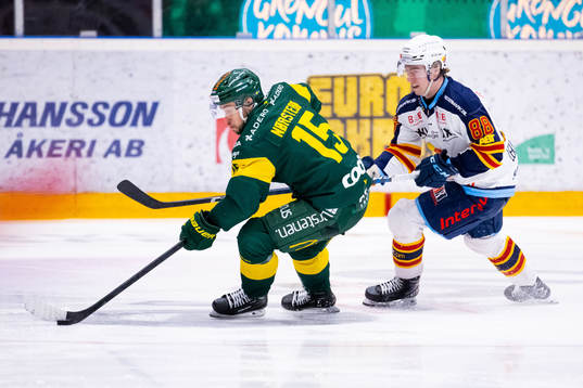 Björklövens Mattias Nörstebö och Djurgårdens Jonathan