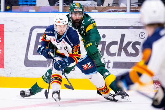 Djurgårdens Marcus Krüger och Björklövens Daniel Rahimi
