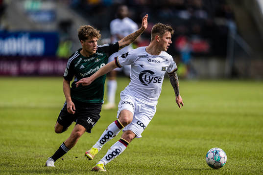 Carl Johan Holse of Rosenborg and Herman Johan Haugen of