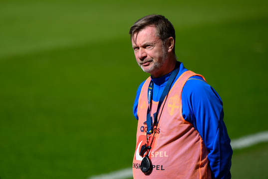 Head coach Peter Gerhardsson