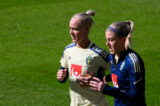 Caroline Seger and Olivia Schough