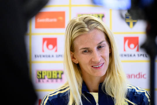 Sofia Jakobsson is being interviewed