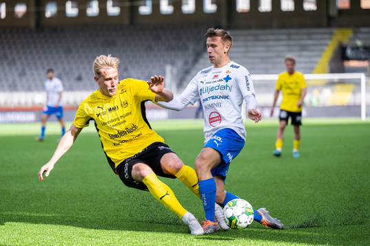 Mjällbys Herman Johansson och Värnamos Albin Lohikangas