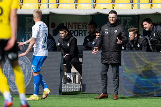 Värnamos tränare Kim Hellberg