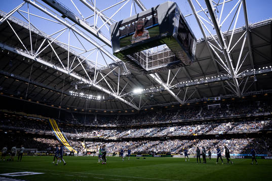 Vy av Friends Arena