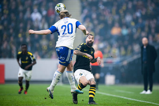 IFK Norrköpings Daniel Fritz Eid och AIKs Jimmy Durmaz