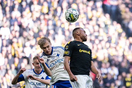 IFK Norrköpings Marcus Baggesen och AIKs Abdussalam Magashy