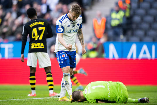IFK Norrköpings Marco Lund Nielsen jublar