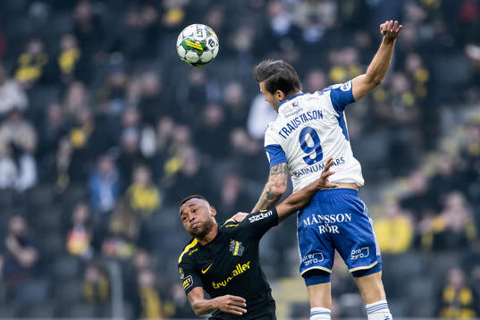 AIKs Abdussalam Magashy och IFK Norrköpings Arnor