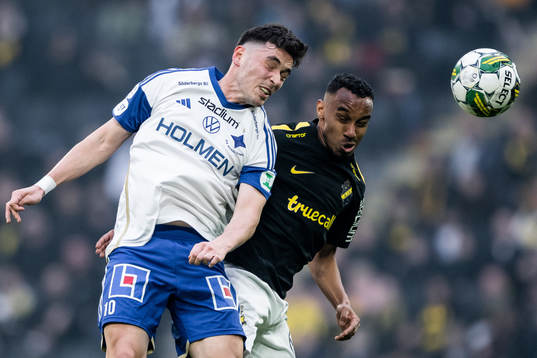 IFK Norrköpings Vito Hammershöy-Mistrati och AIKs Bilal