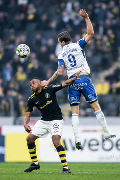 AIKs Abdussalam Magashy och IFK Norrköpings Arnor