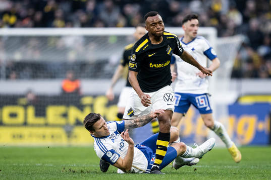 IFK Norrköpings Arnor Traustason och AIKs Abdussalam