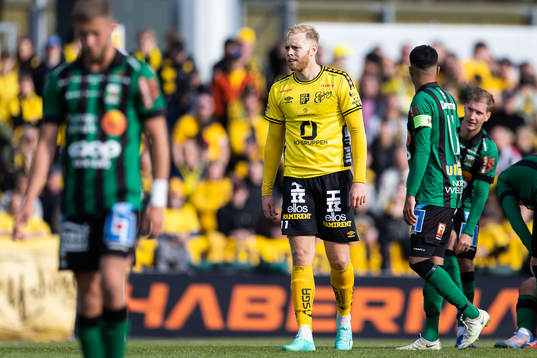 Elfsborgs Sveinn Guðjohnsen deppar