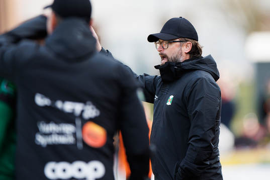 Varbergs huvudtränare Joakim Persson