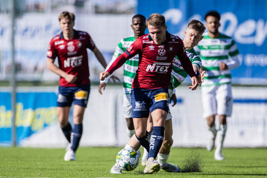Örgrytes Hampus Dahlqvist och Västerås Patric Åslund